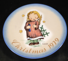 Vintage Hummel Christmas Collectors Plate 1979 Starlight Angel picture