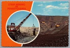 Pennsylvania Strip Mining Coal Drag Shovel c1979 Continental 4x6 Deckled Edges picture