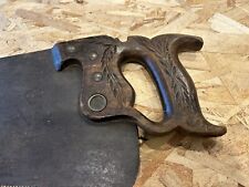 Disston No. 16 Hand Saw Circa 1917-1940 Blade Is 26” And 8 TPI, Wheat Handle picture