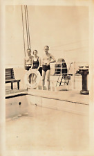 Great White Fleet-United Fruit Co Steamship-SS Veragua-Swimming Pool~1935 Photo picture