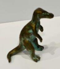 VINTAGE 1940's SRG (SELL RITE GIFTS) TRACHODON BRONZE PATINA DINOSAUR FIGURE picture