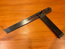 Vintage Sliding T-Bevel - Brass and Steel with Wood Handle picture