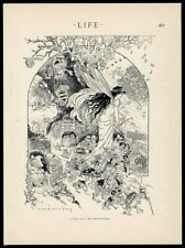 Autumn Fairy 1906 HARRISON CADY Dressed Turtles FROGS Bears MICE Birds OWLS picture