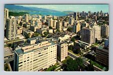 Vancouver-British Columbia, West End Apartments, Harbor, Vintage Postcard picture