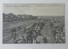 Auto Racer Burning At Readville Track RPPC Postcard The Rotograph Co. NY City picture