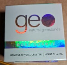 Geo Natural Gemstones Genuine Crystal Cluster Rose Quartz 2