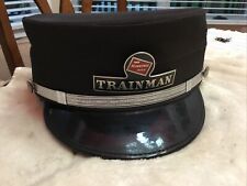 Vintage Milwaukee Road (CCMStP&P)  TRAINMAN Hat Cap Size  7-1/4 picture