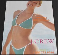 1998 Print Ad Sexy J Crew Swimwear Bikini Bathing Suit Blonde Lady Beauty art picture