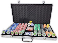 DA VINCI Set of of 750 Casino Del Sol 11.5 Gram Poker Chips with Case, Cards, De picture