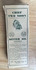 Vintage Chief Two Moon Bitter Oil Laxative Box 1939 picture