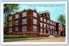 Columbia Missouri Postcard Science Hall Stephens College c1940 Vintage Antique picture