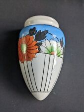 Hotta Yu Shoten Lusterware Wall Vase Japan Floral picture