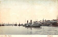 Vtg. c1910's The Clyde Steamship Glasgow Scotland Postcard p1077 picture