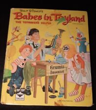 1961 Disney's BABES IN TOYLAND The Toymaker's Helper Whitman TOP TOP Tales Book picture