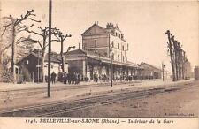 CPA 69 BELLEVILLE ON STATION INTERIOR SAONE picture