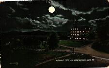Vintage Postcard- Algonquin Hotel and Lower Saranac Lake, NY picture