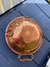 Hammered Copper Cataplana Clamshell Portuguese Steamer/Cooker, Made in Portugal picture