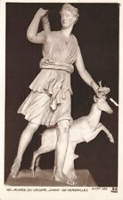 Postcard Greek Diana of Versailles Statue of Artemis & Deer Goddess of the Hunt picture