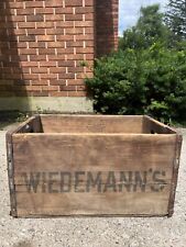 Wiedemann's Wood Crate McWilliams And Schulte Box And Lumber Company Cincinnati  picture