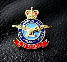 REMEMBRANCE RAF VETERAN enamel pin badge 3D RAF 2024 picture