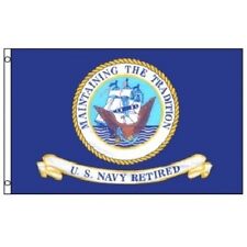 untied states navy retired logo seal military license plate made in usa picture