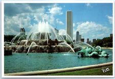 Postcard Buckingham Memorial Fountain Grant Park Chicago Illinois USA picture