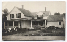 MA ~ RPPC Home of Melanie & Eugene ASHBURNHAM Massachusetts c1910 Postcard picture