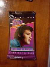 Elvis Presley Collectors Cards 12 unopened 1992 The Cards of His Life Series 1 picture