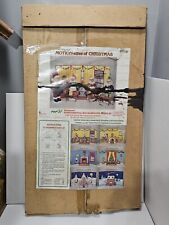 Vintage Telco Creations Motionette Santa's Workshop Christmas Fold Out Display picture