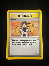 Pokémon Card Trainer Brock Holo Gym Heroes #15/132 | 2000 Rare picture