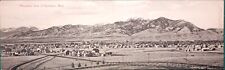 Bozeman Montana MT City Town Panoramic Aerial View RPPC Photo 1907 Postcard picture