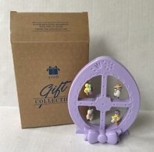 VTG Avon Easter Miniature Ornaments With Display Stand 6.25