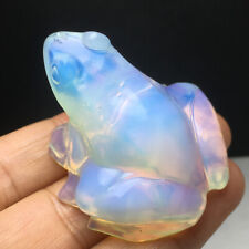 1PC Natural Crystal Mineral Specimen. OPAL. Hand-carved. The Exquisite Frog picture