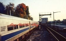 METRO-NORTH ELECTRIC MU'S IN ACTION AT OSSINING, SCARSDALE NY 1992 35MM SLIDES picture