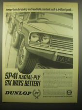 1965 Dunlop SP41 Tires Ad - Never has durability and roadhold reached picture