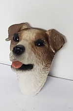 Vintage Resin 3D Jack Russell Terrier Dog Head Refrigerator Magnet picture