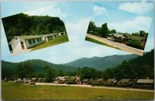 CHEROKEE, North Carolina Postcard NEWFOUND LODGE Highway 441 Roadside c1960s picture