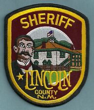 LINCOLN COUNTY NEW MEXICO SHERIFF SHOULDER PATCH picture
