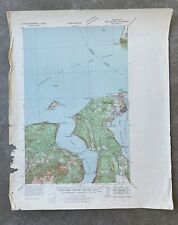 Vintage 1939 Port Townsend WA USGS Map 22