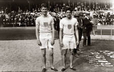1912 Olympic Games Stockholm 100M Gold Ralph Craig & Donald Lippincott Old Photo picture