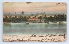 Hotel Royal Palm View From Water Oceanfront Miami Florida Postcard VTG FL UDB picture