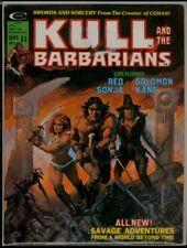 Marvel Comics KULL And The Barbarians #3 Red Sonja Solomon Kane FN- 5.5 picture