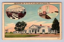 Somerset KY-Kentucky, Greyhound Inn, Advertisement, Vintage c1952 Postcard picture