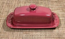 Longaberger Woven Traditions Paprika Covered Butter Dish picture