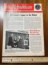 Vintage 1969 newsletter National Republican Committee No 3 Eisenhower Nixon picture