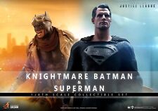 JUSTICE LEAGUE~KNIGHTMARE BATMAN & SUPERMAN~SIXTH SCALE FIGURE SET~HOT TOYS~NIB picture