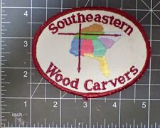 Vintage Southeastern Wood Carvers Embroidered Collector Hat Jacket Patch 4