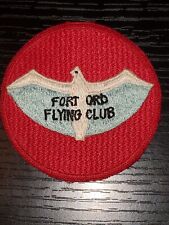 1960s 70s US Army Ft Ord Aviation Flying Club Squadron Patch L@@K picture