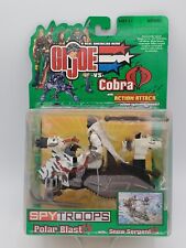 GI Joe Spy Troops 2003 Polar Blast with Snow Serpent 3.75 Inch Action Figure Set picture
