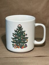 Vintage Badcock Furnishing Center Christmas Tree Mug Ceramic Coffee/Tea Cup picture